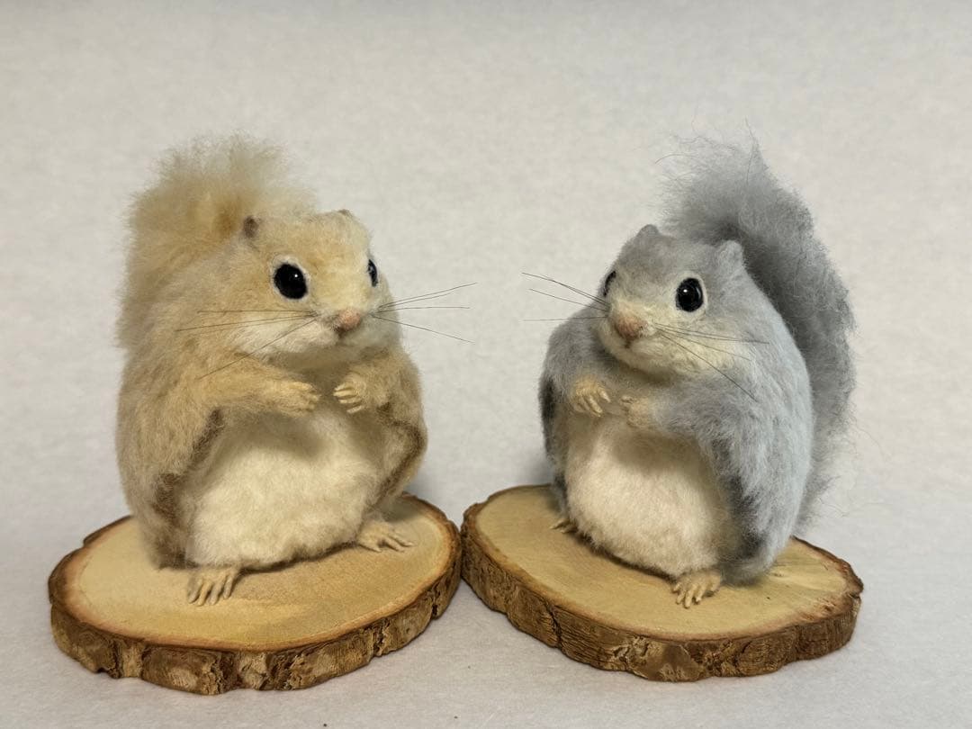 おーちゃん　エゾモモンガ　羊毛フェルト