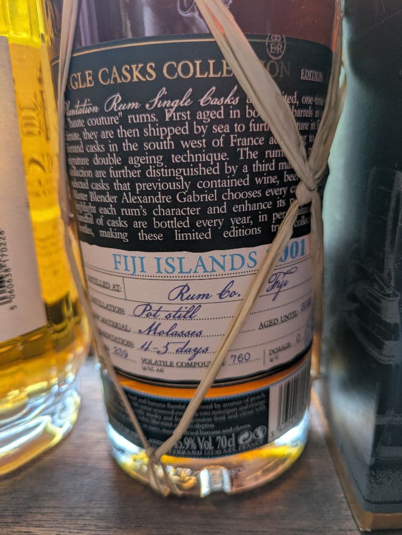 ウイスキー Lindores&Plantation Rum Fiji s2001