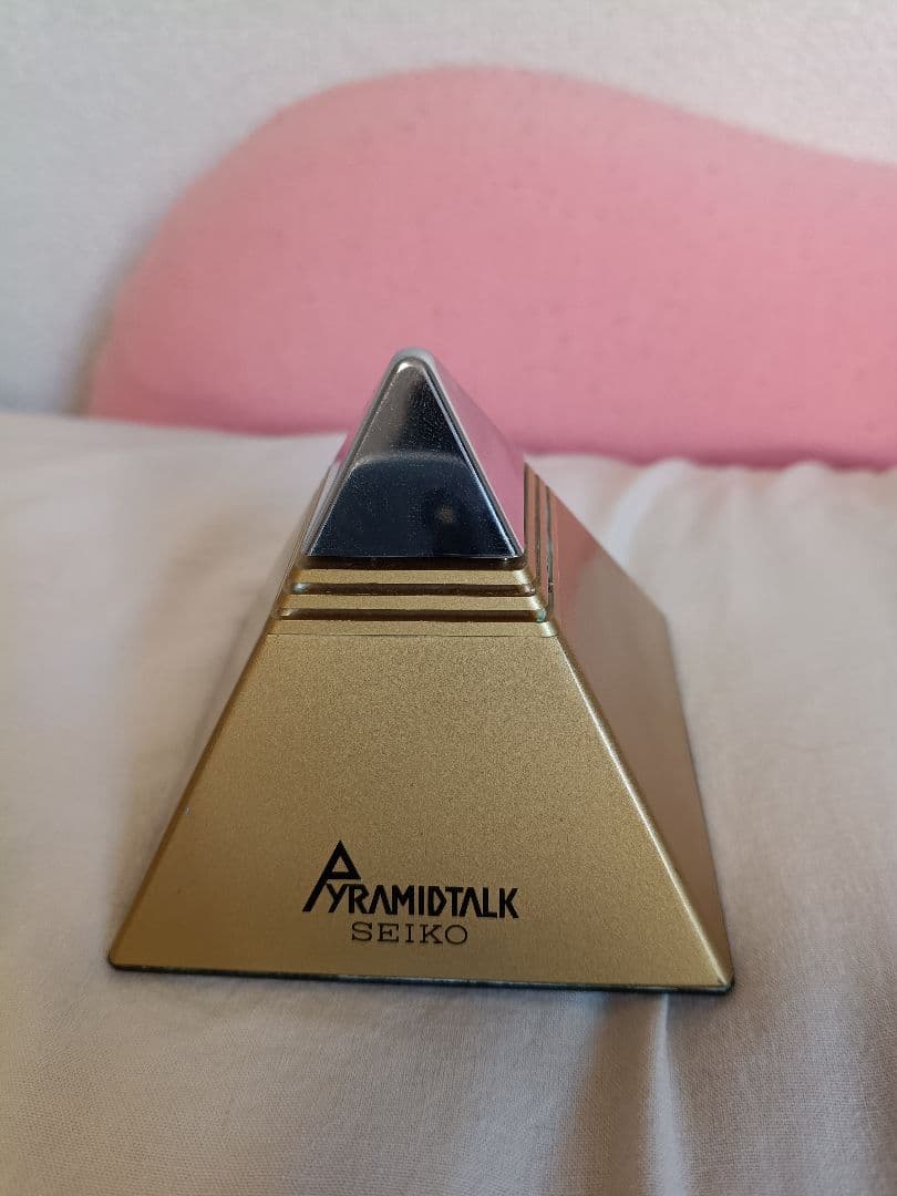 SEIKO　セイコー　ピラミッドトーク　目覚まし時計　デッドストック　昭和レトロ