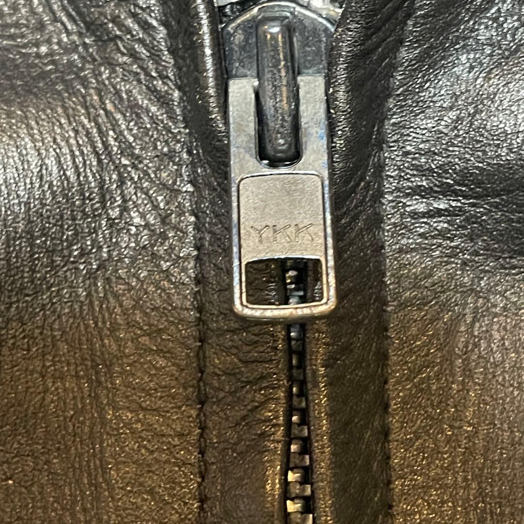 AMERICAN NOSTALGIA シングルライダースジャケット　本革