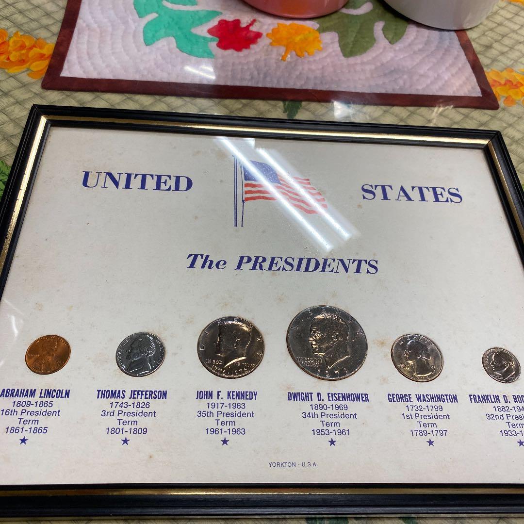 歴代大統領記念額入り