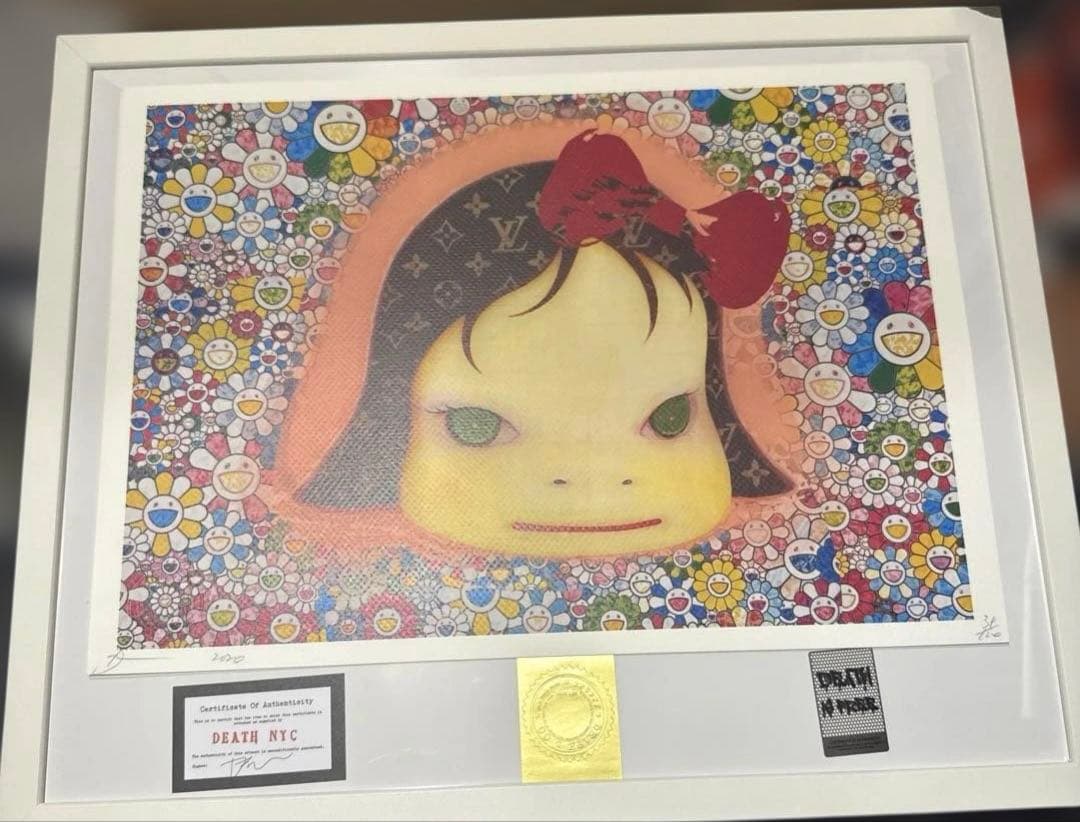 DEATH NYC 世界100枚限定　現代アートポスター　奈良美智　村上隆