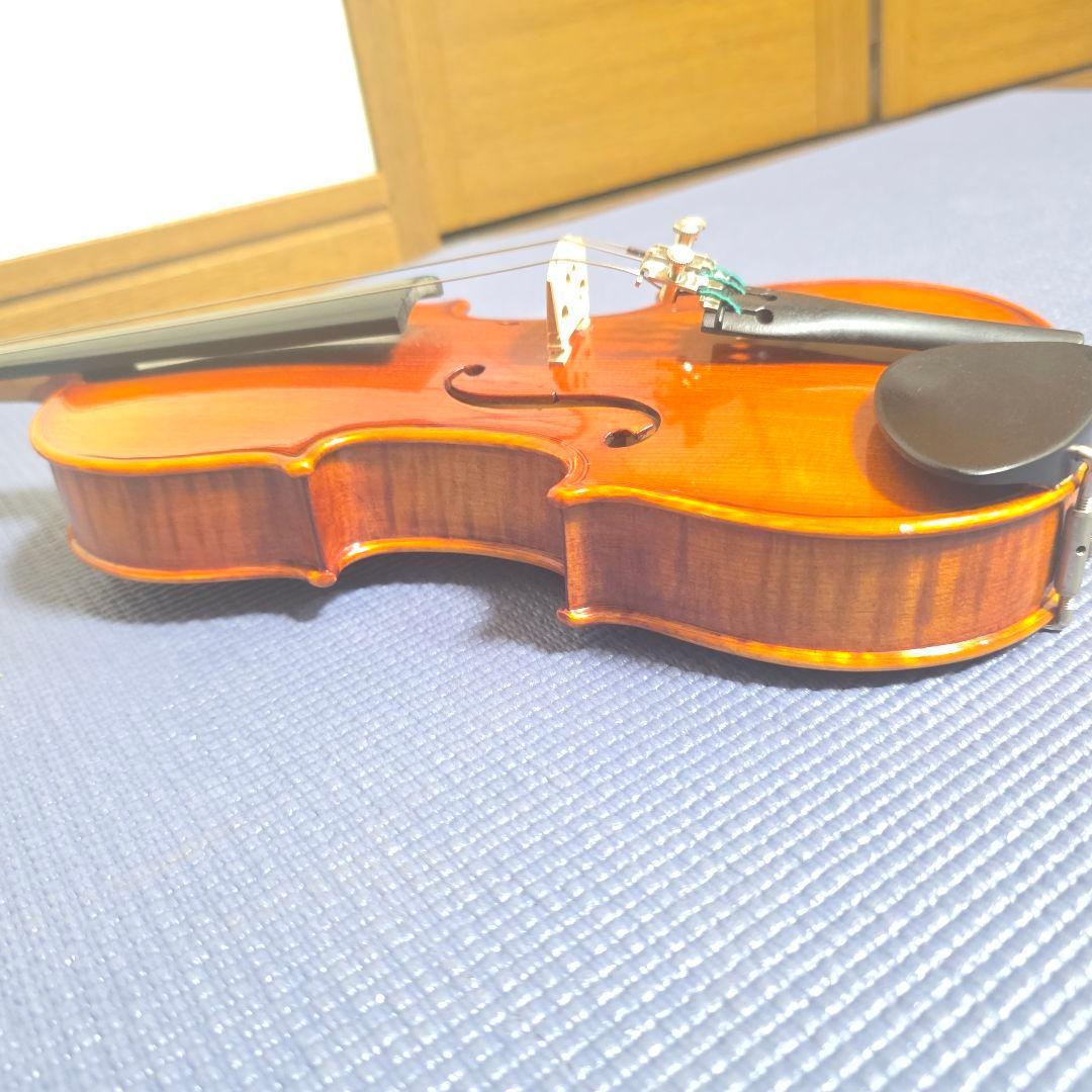 【418】極虎艶杢　鈴木バイオリン No.300● 1/8 2001年製