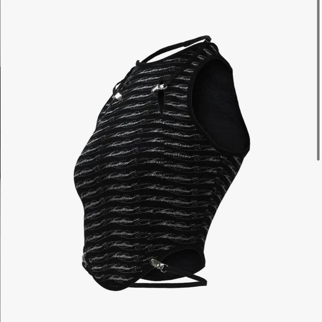 トップス theredthread S clip logo tank