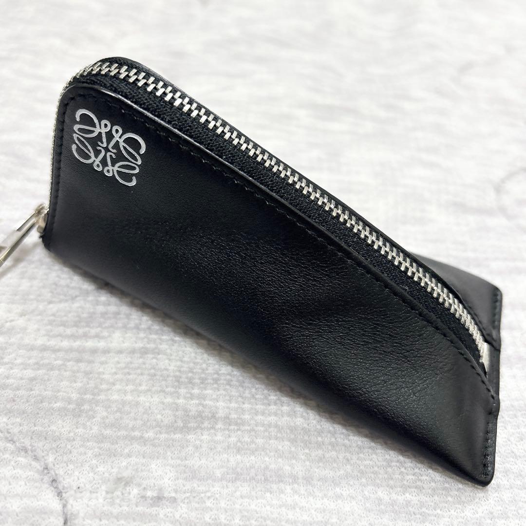 極美品　ロエベ　アナグラム　ケース　小銭入れ　マルチケース　小物入れ　黒