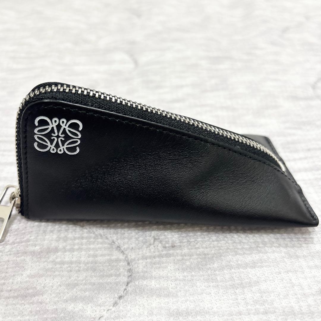 極美品　ロエベ　アナグラム　ケース　小銭入れ　マルチケース　小物入れ　黒