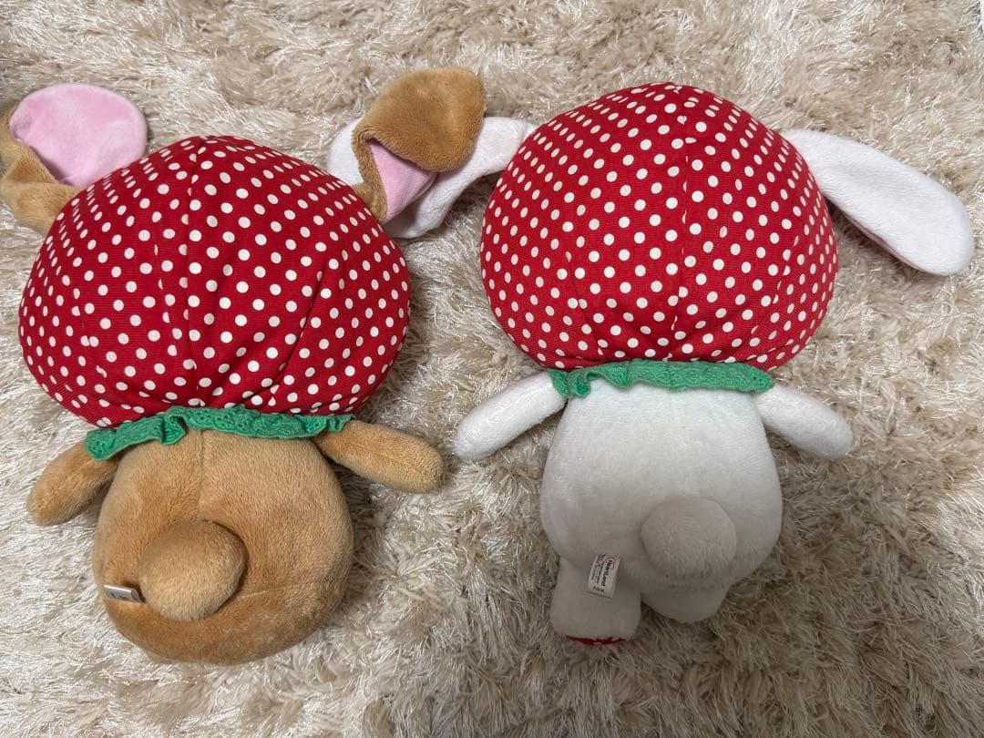 【24時間以内発送可能】シュガーバニーズいちごぬいぐるみ