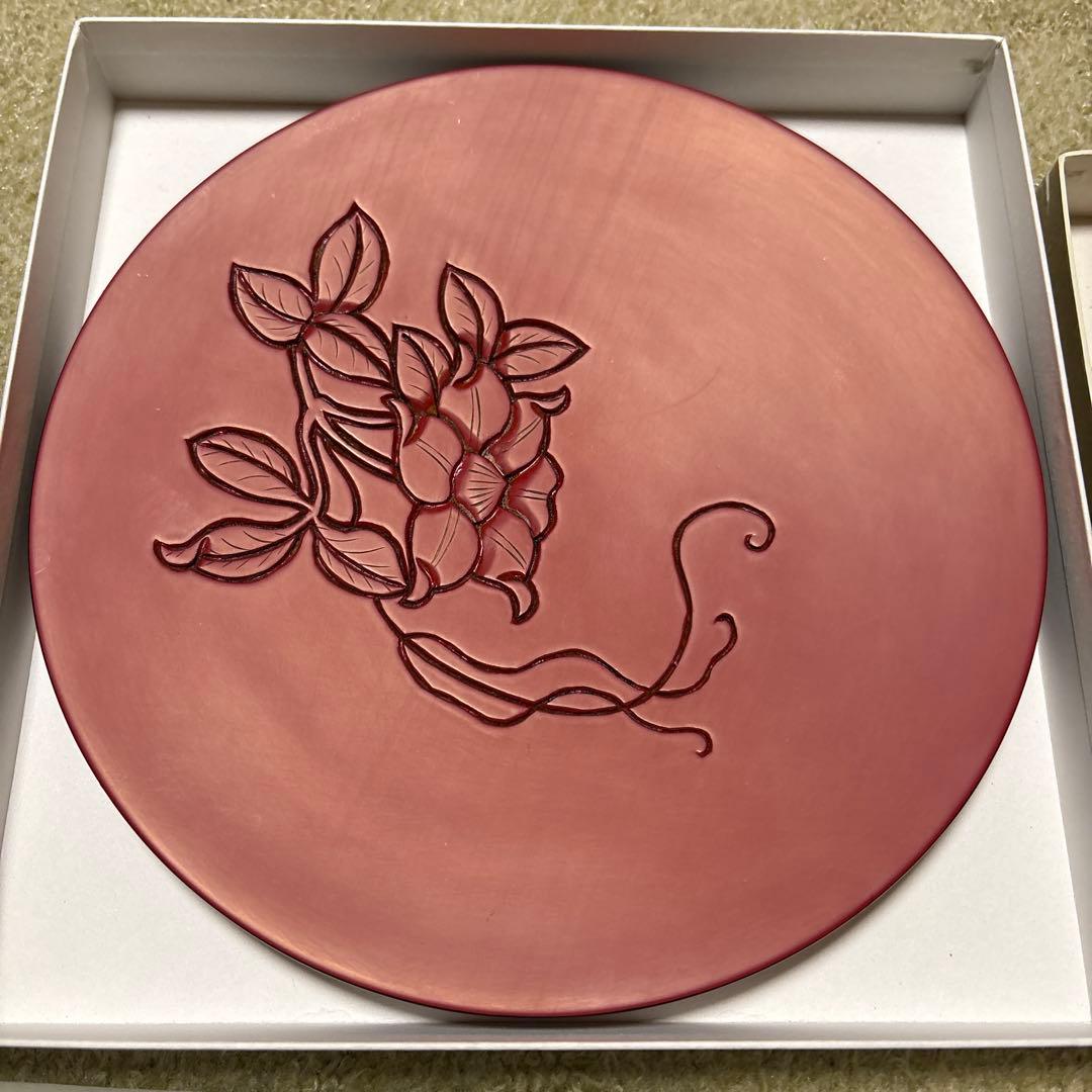 村上木彫堆朱 4枚セット