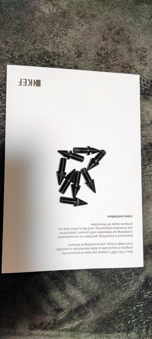 KEF S2 Floor Stand カーボン・ブラックペア スピーカースタンド