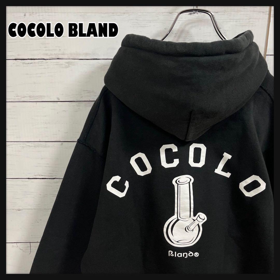 1【人気Lサイズ】ココロブランド☆両面ロゴ ビッグロゴ パーカー☆7394