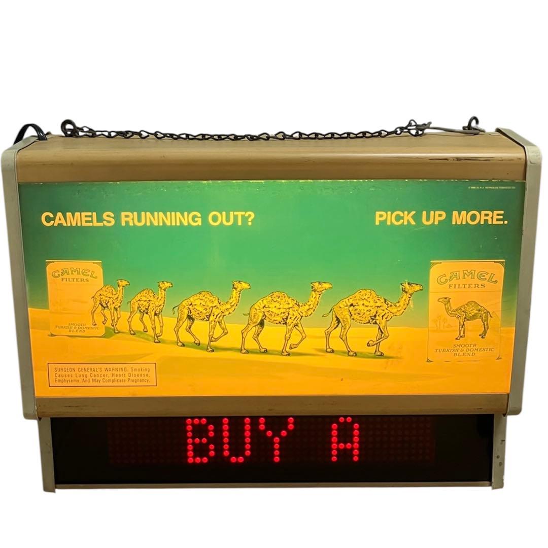 初代ヴィンテージ CAMEL サインライト 電飾看板 非売品 販促什器 備品