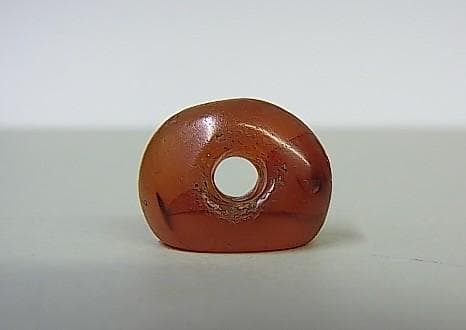 ★B1202★古代石 (257) イラン出　印章石　カーネリアン　瑪瑙　スタンプ