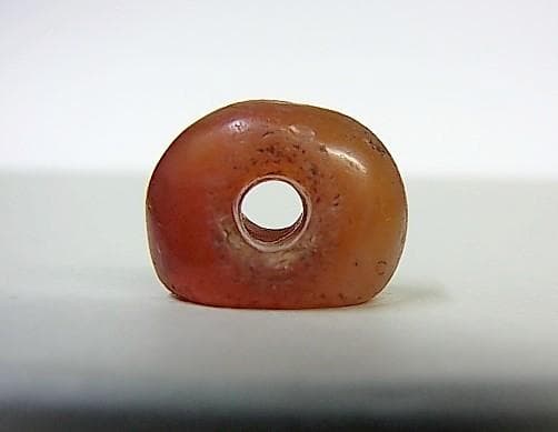 ★B1202★古代石 (257) イラン出　印章石　カーネリアン　瑪瑙　スタンプ
