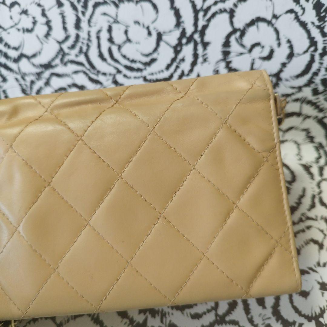 シャネル　カンボンライン　斜め掛け中財布