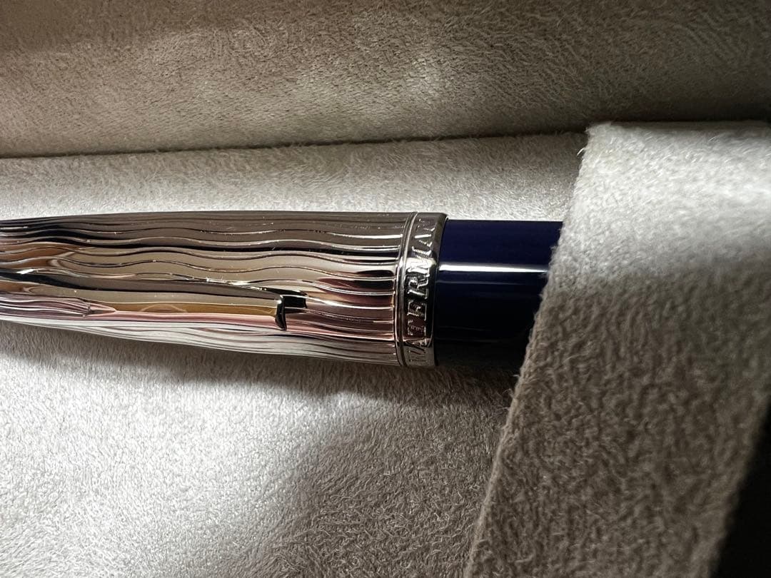 ウォーターマン　カレン・デラックス 万年筆 F 細字　ブルーST 2166343