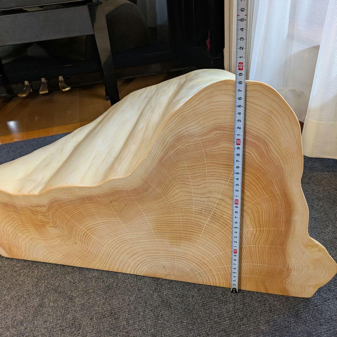 hiro①　天然檜　特大　テーブル　高さ約42㎝