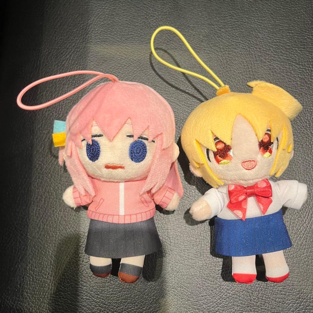 アニメキャラクター ぬいぐるみ ストラップ付き