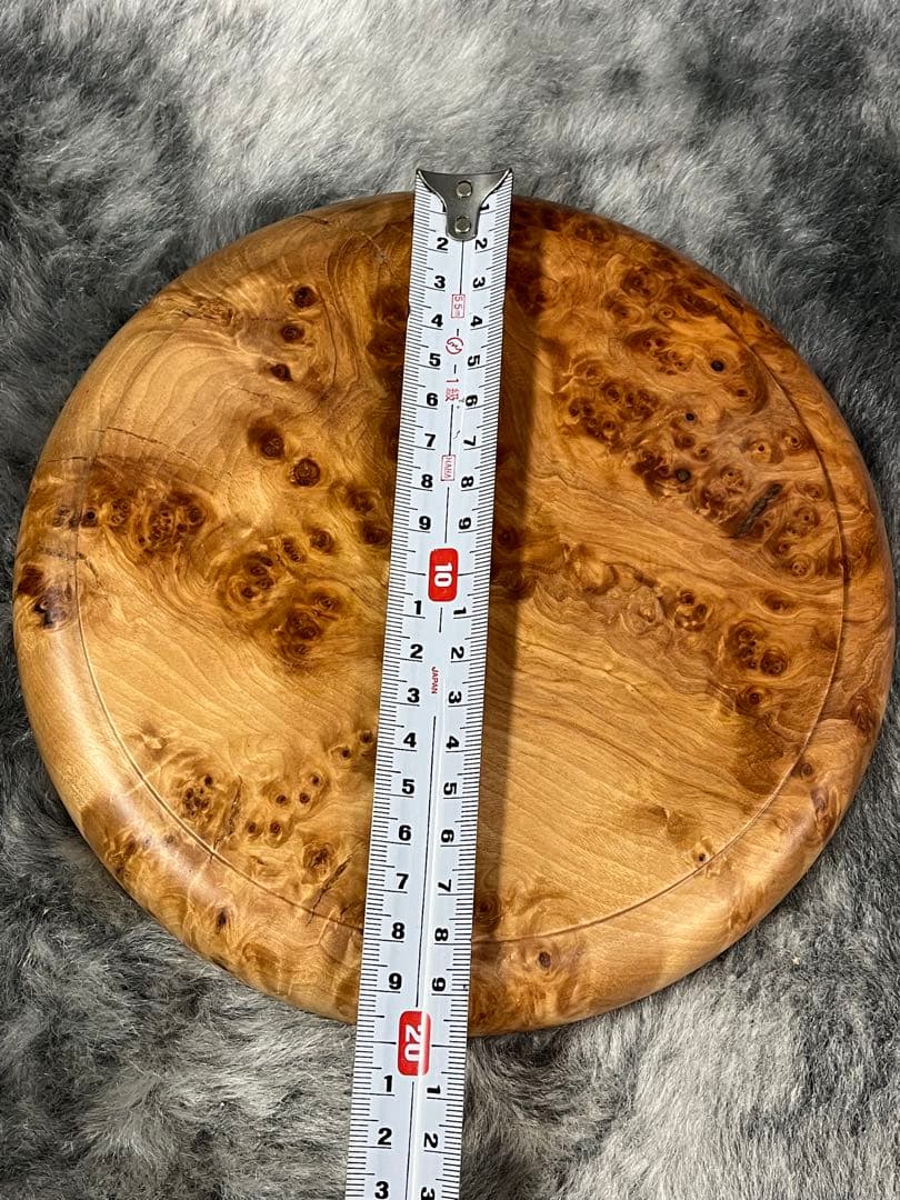 木工芸　北海道旭川　笹原竹一氏 作　茶櫃