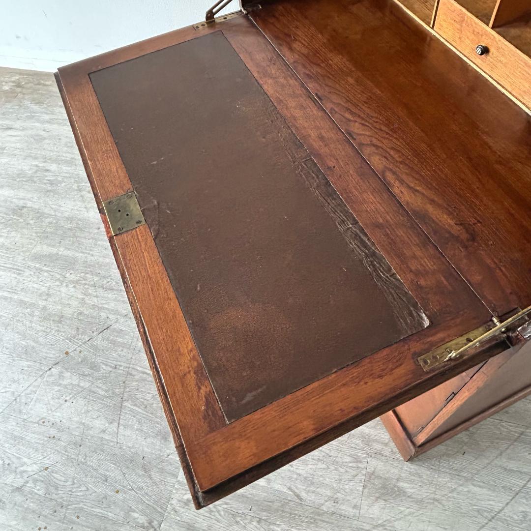 イギリス アンティーク 家具 ライティング ビューロー 英国 チェスト 534A