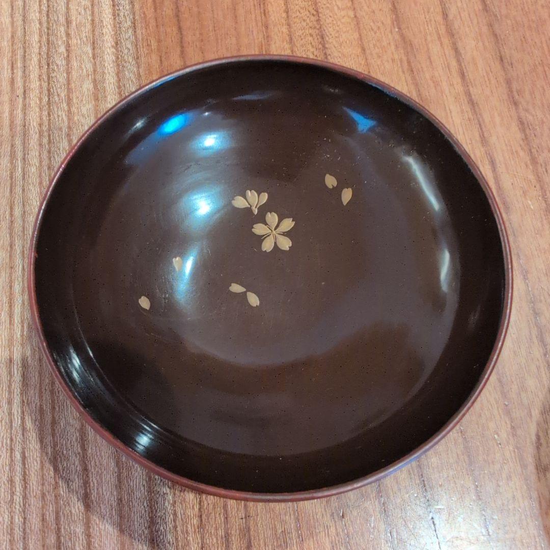 洗朱蒔絵　吸物椀　19客