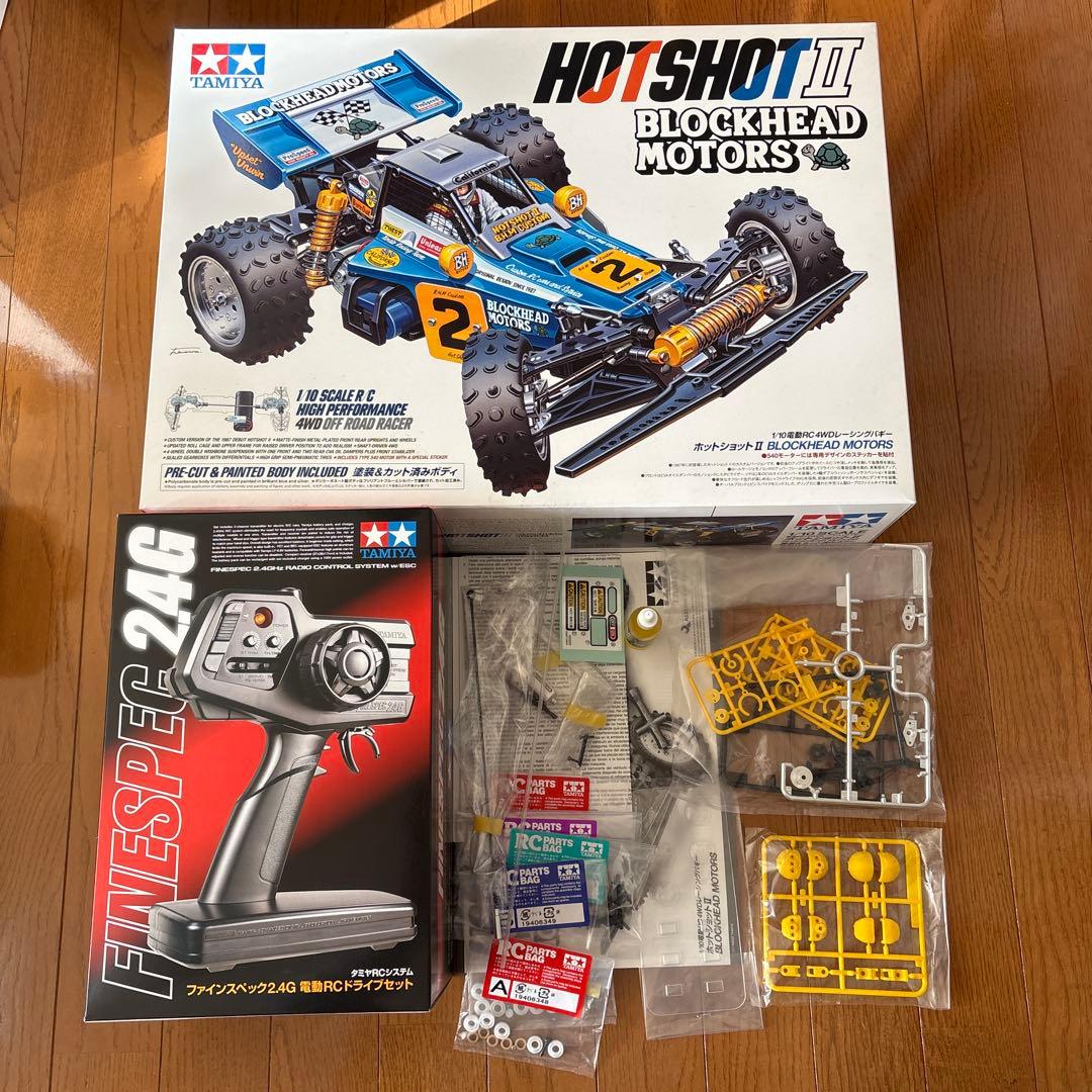 ブ*ビ様 タミヤ ホットショットⅡ BLOCKHED MOTORS フルセット