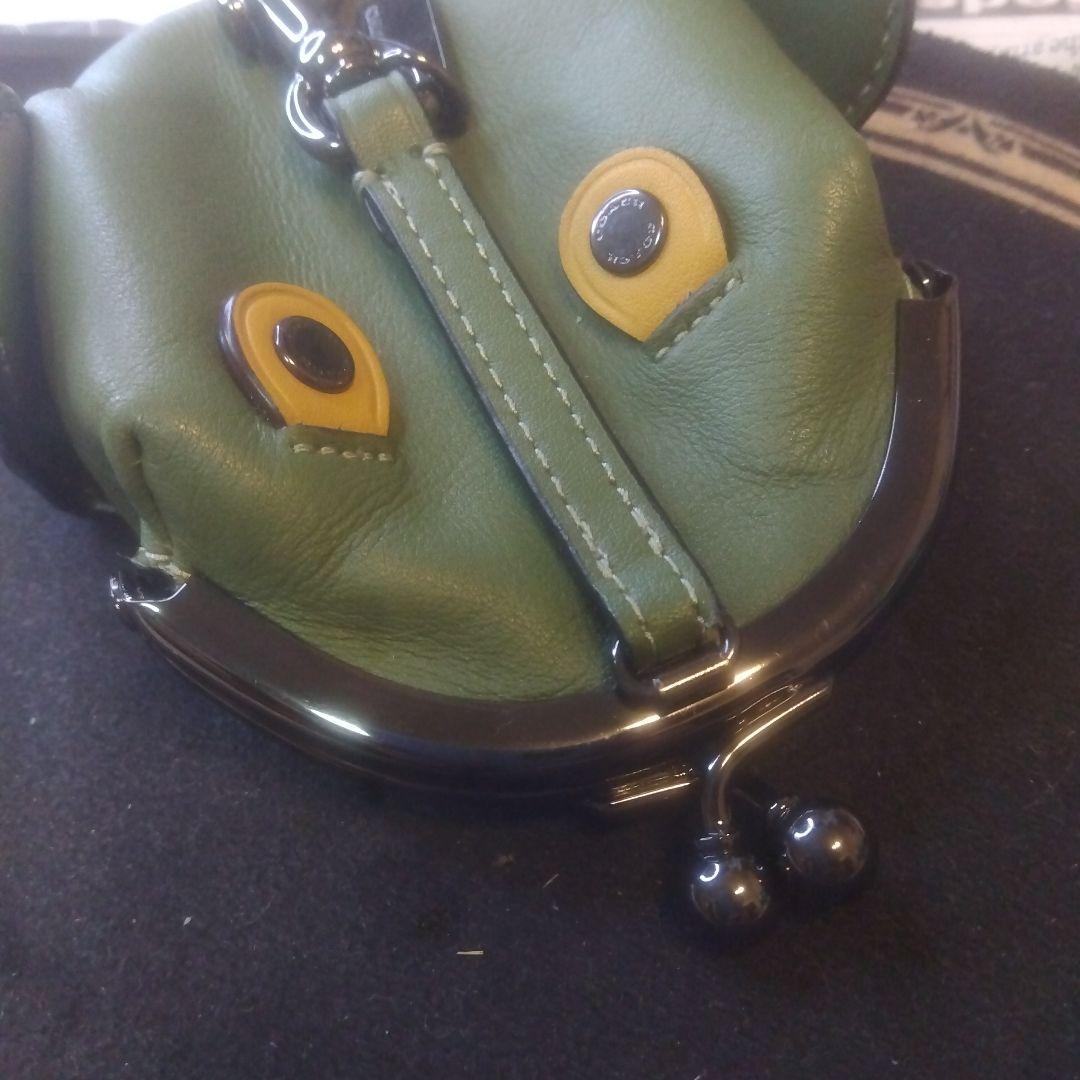 コーチ　がま口タイプ　カエルモチーフ　ケース【美品、希少？】