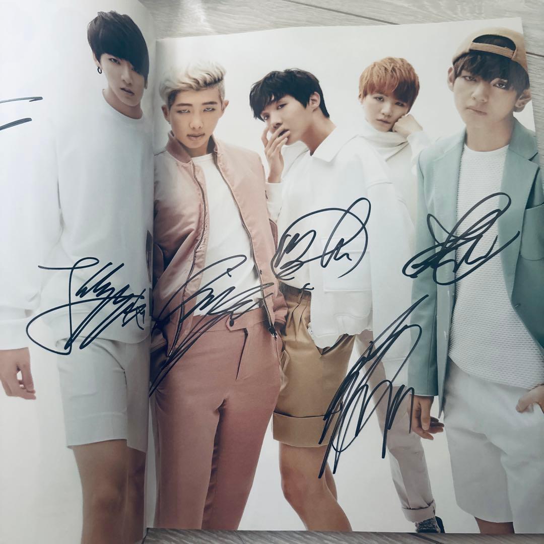 BTS防弾少年団 AJ x THE STAR Vol. 1 全員直筆サイン入り