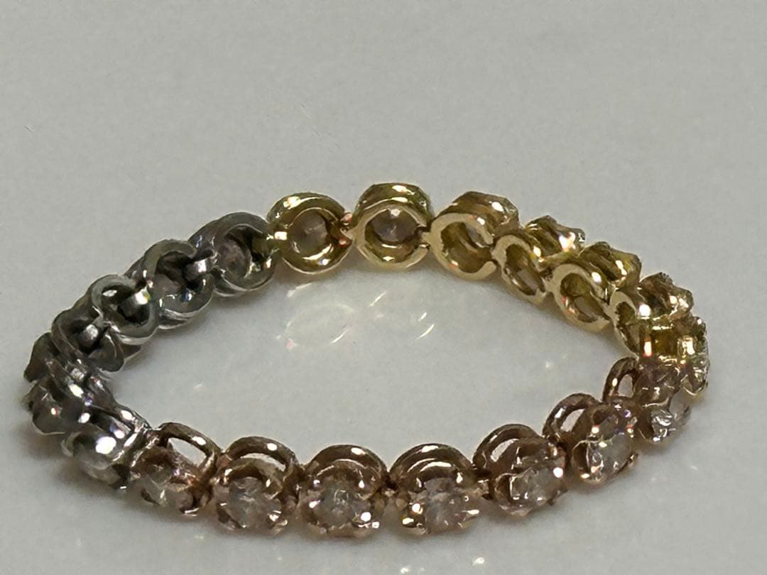 フルエタニティリング0.70ct ダイヤ K18 PTスリーカラー リング