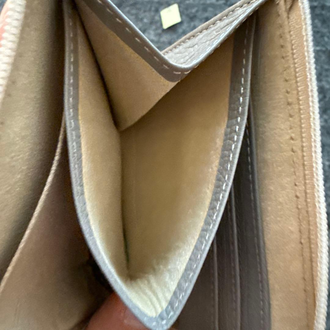 ATAO 二つ折り財布 エナメル タイル模様