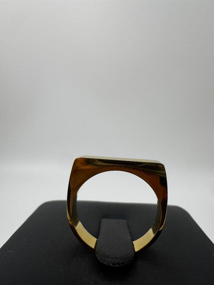 K18ゴールド シンプルリング 4.2mm3.35g 11号