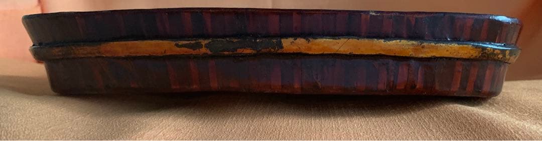 希少　高級　四方盆　中国 漢口　恒泰發記　製造　アンティーク