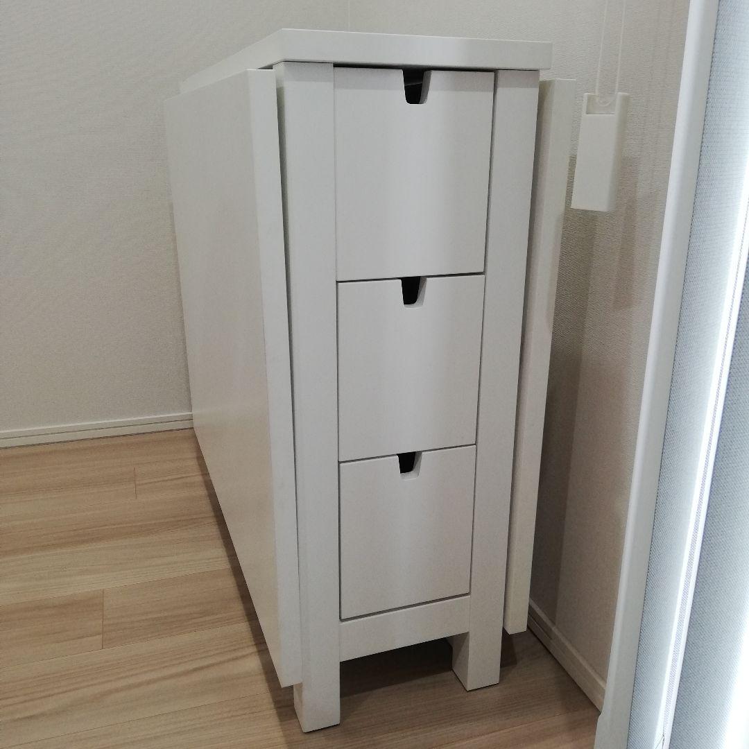 IKEA 折りたたみダイニングテーブル NORDEN ノールデン ホワイト