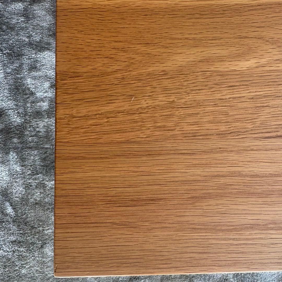 無印良品　木製サイドテーブルベンチ•板座•オーク材