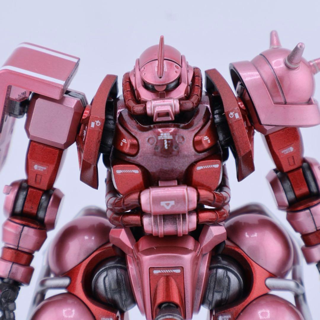 HG シャア専用ザク(GQ) キャンディ塗装完成品