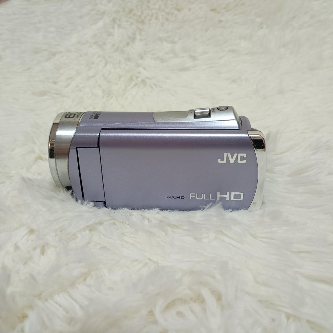 JVC Everio GZ-E345-V ビデオカメラ バイオレット 中古
