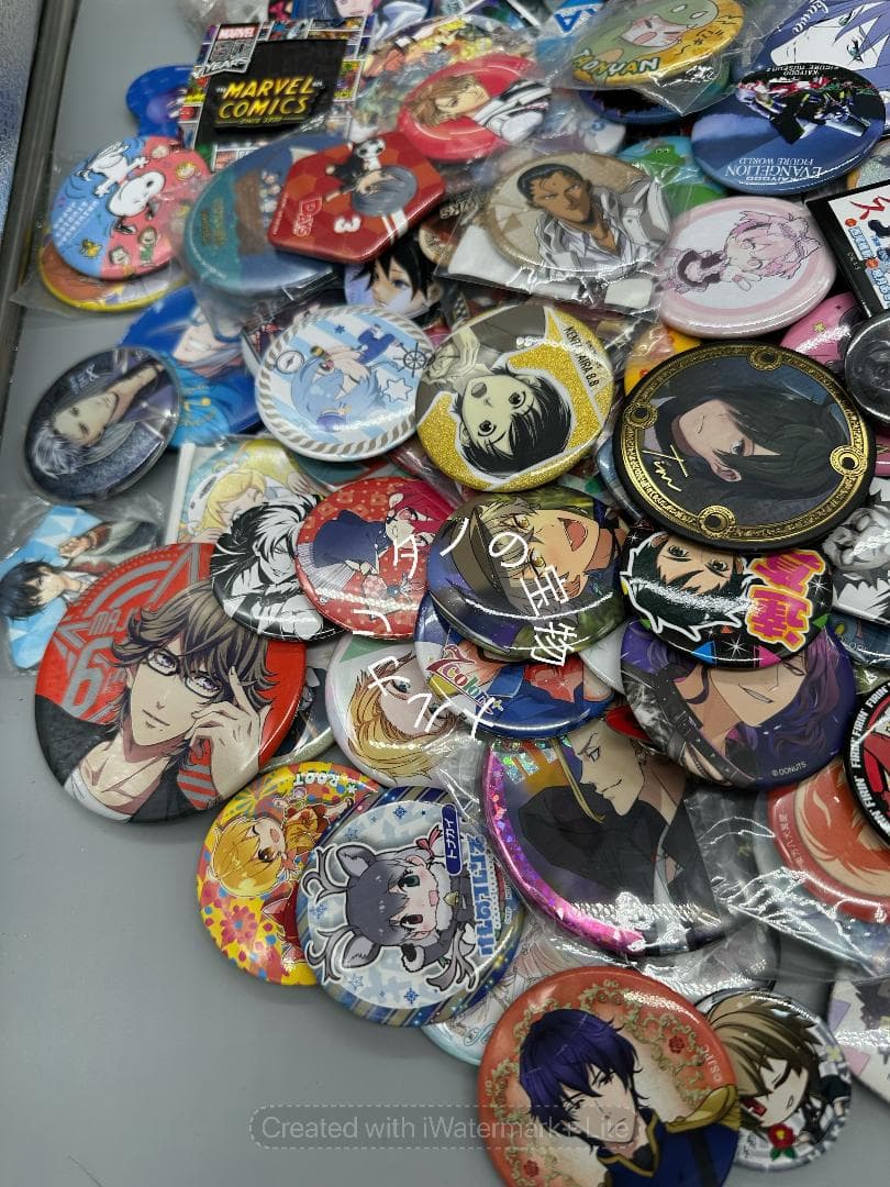 正規品 アニメ マンガ バラエティ 缶バッジ 約300点 まとめ売り