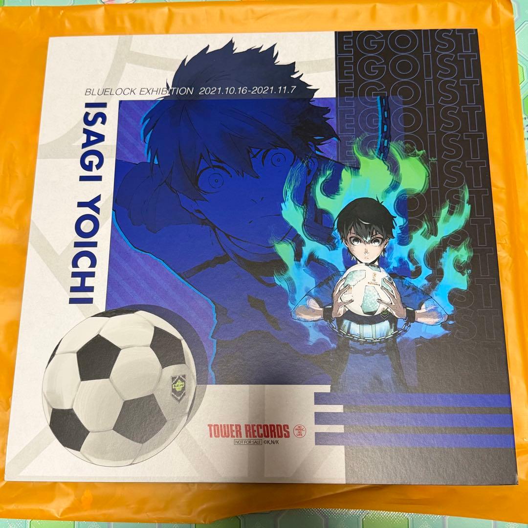 ブルーロック LPジャケット風パネル 原画展 当選品 潔正一 タワレコ