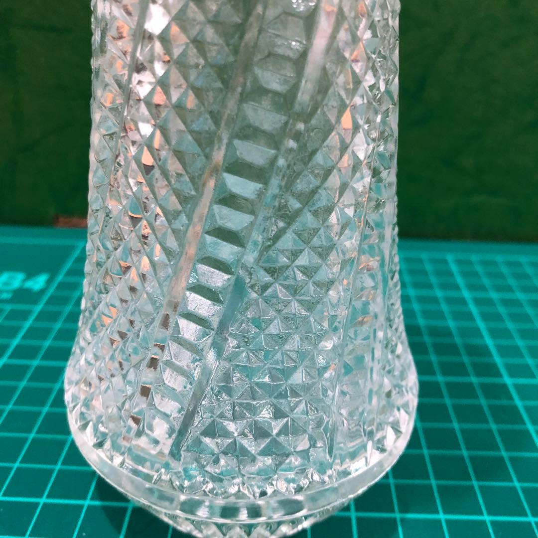 昭和レトロ・ガラス花瓶&醤油差し2セット