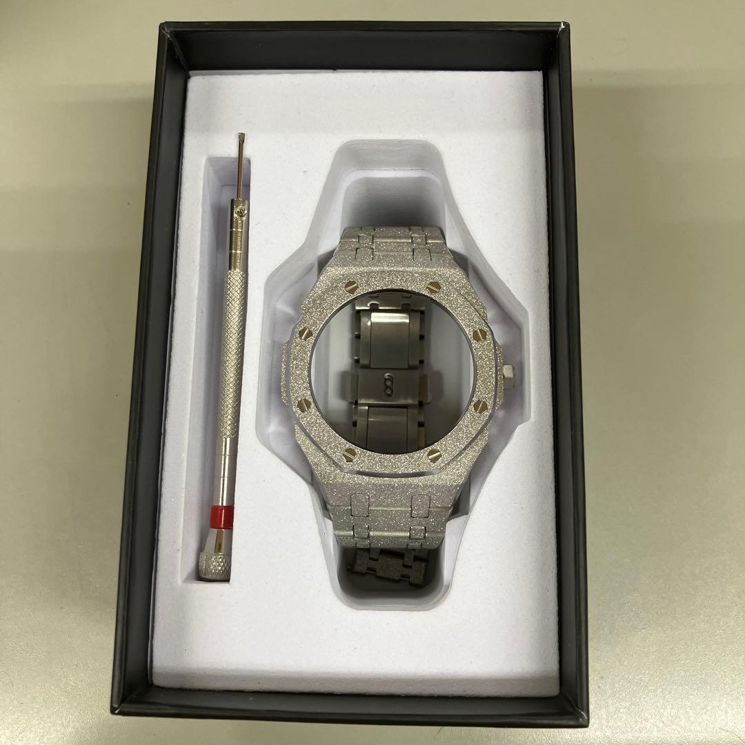 G-SHOCK　2100シリーズ　カスタム　シルバー