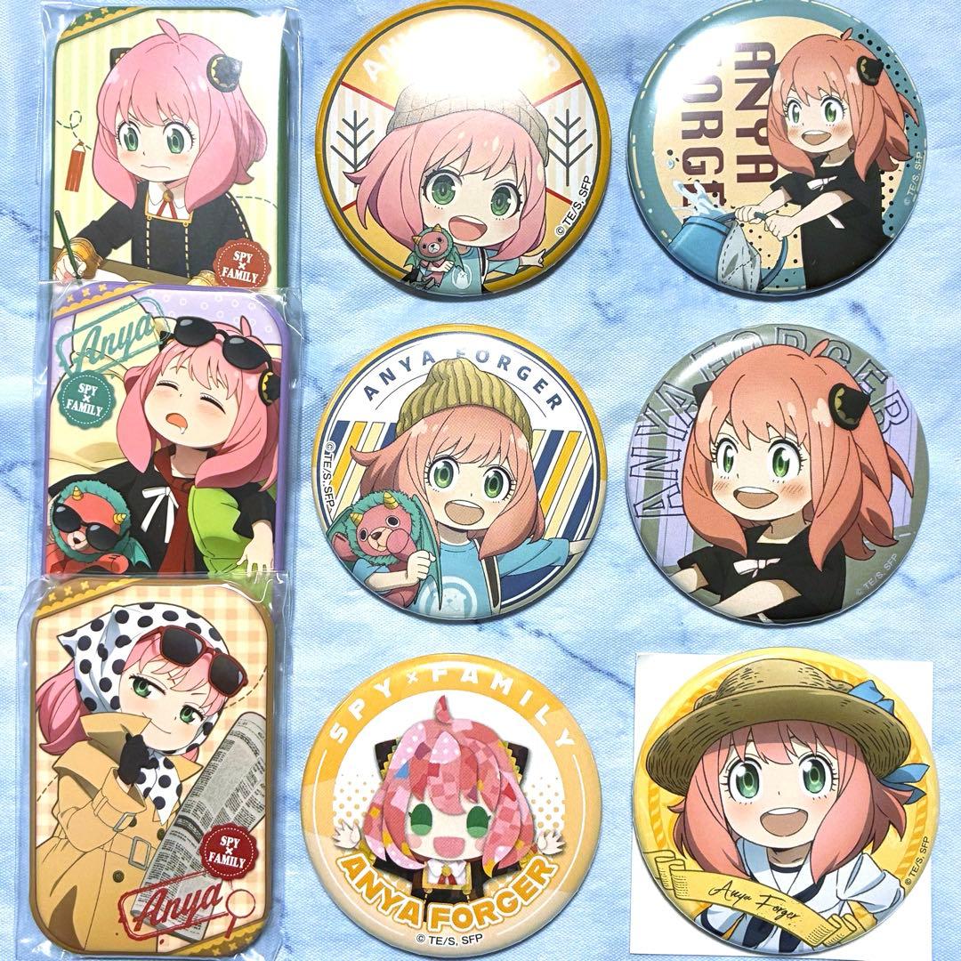 SPY×FAMILY　スパイファミリー　アーニャ　缶バッジ　ドンキ　キャンプ
