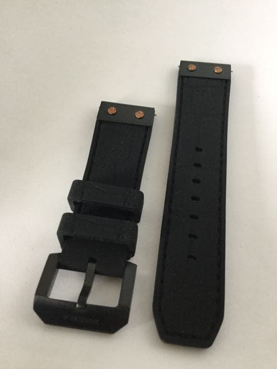 BRERA 純正ラバーベルト22㎜ 黒