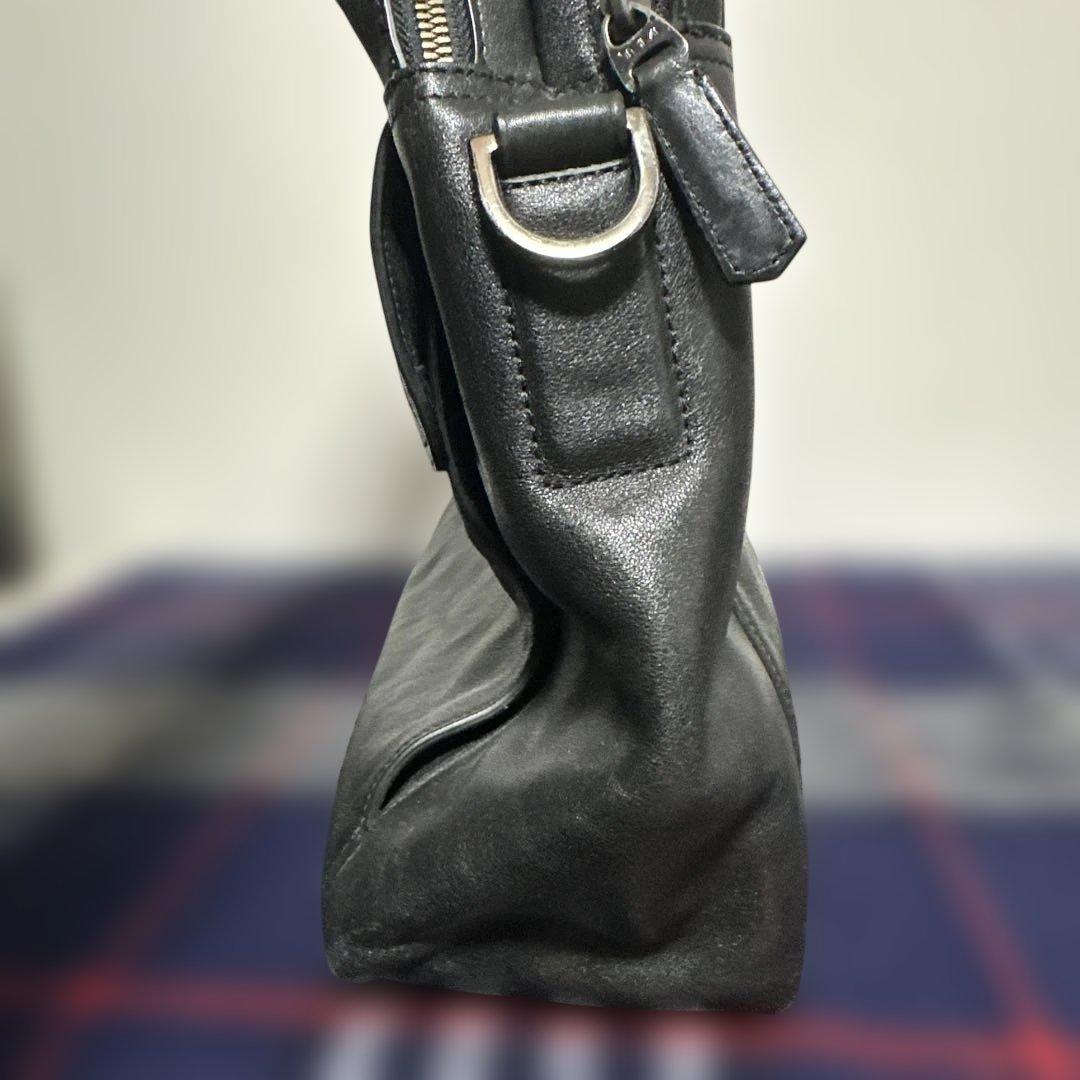 美品　TUMI フラップ付き　レザーブリーフケース　ビジネスバッグ　トゥミ