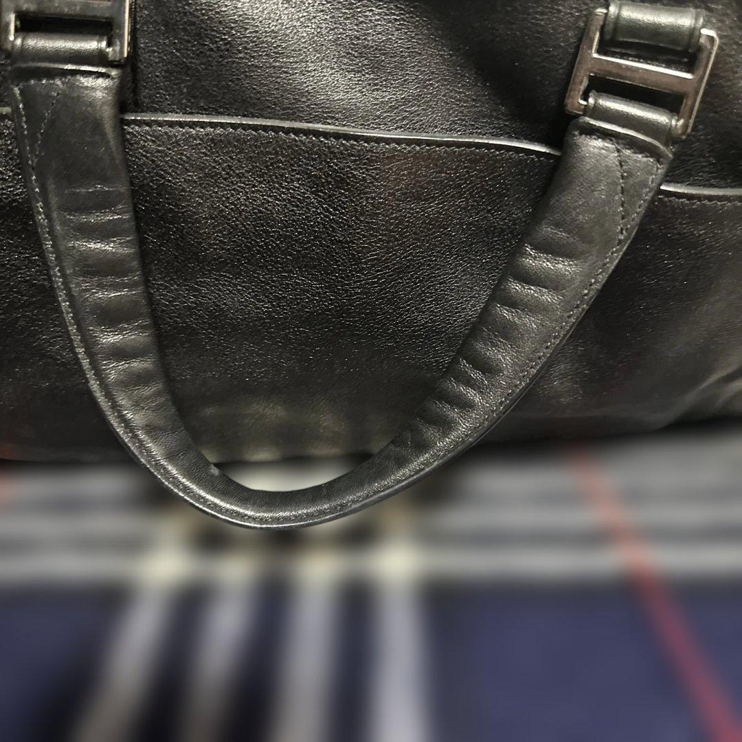 美品　TUMI フラップ付き　レザーブリーフケース　ビジネスバッグ　トゥミ