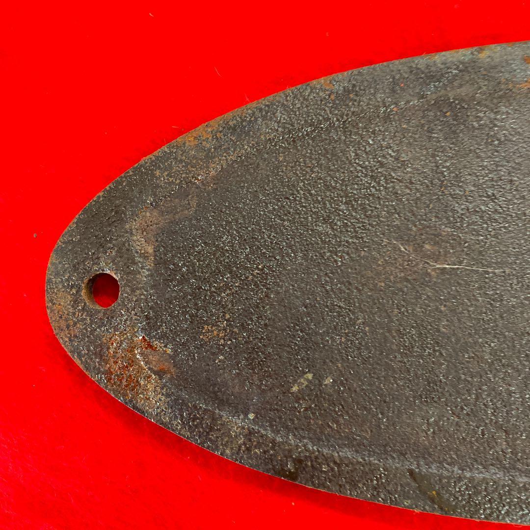 福岡発‼️ 日本国有鉄道（現在　JR ）当時物　社名金属プレート　サビ有り　珍品❗️