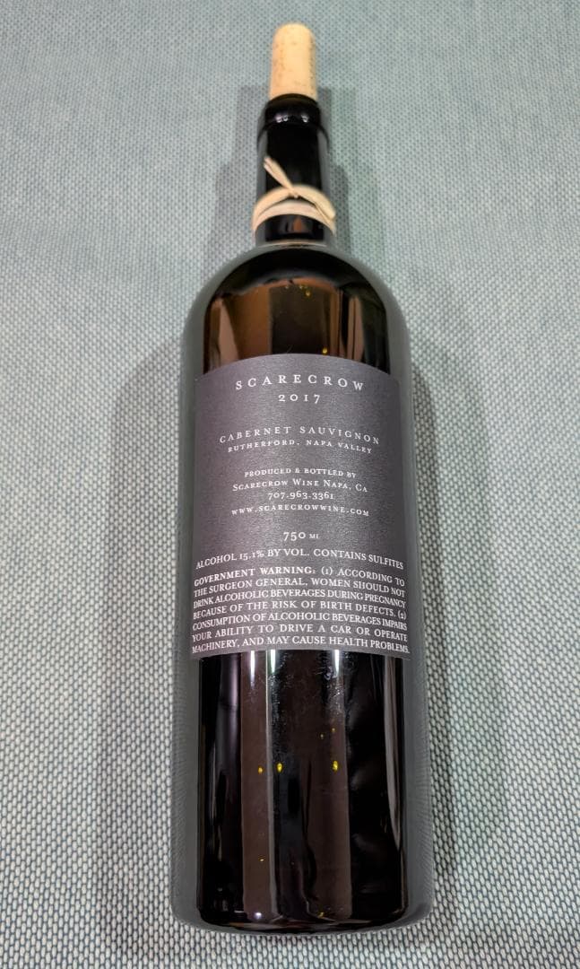 ワインボトル Scarecrow Cabernet Sauvignon 2017