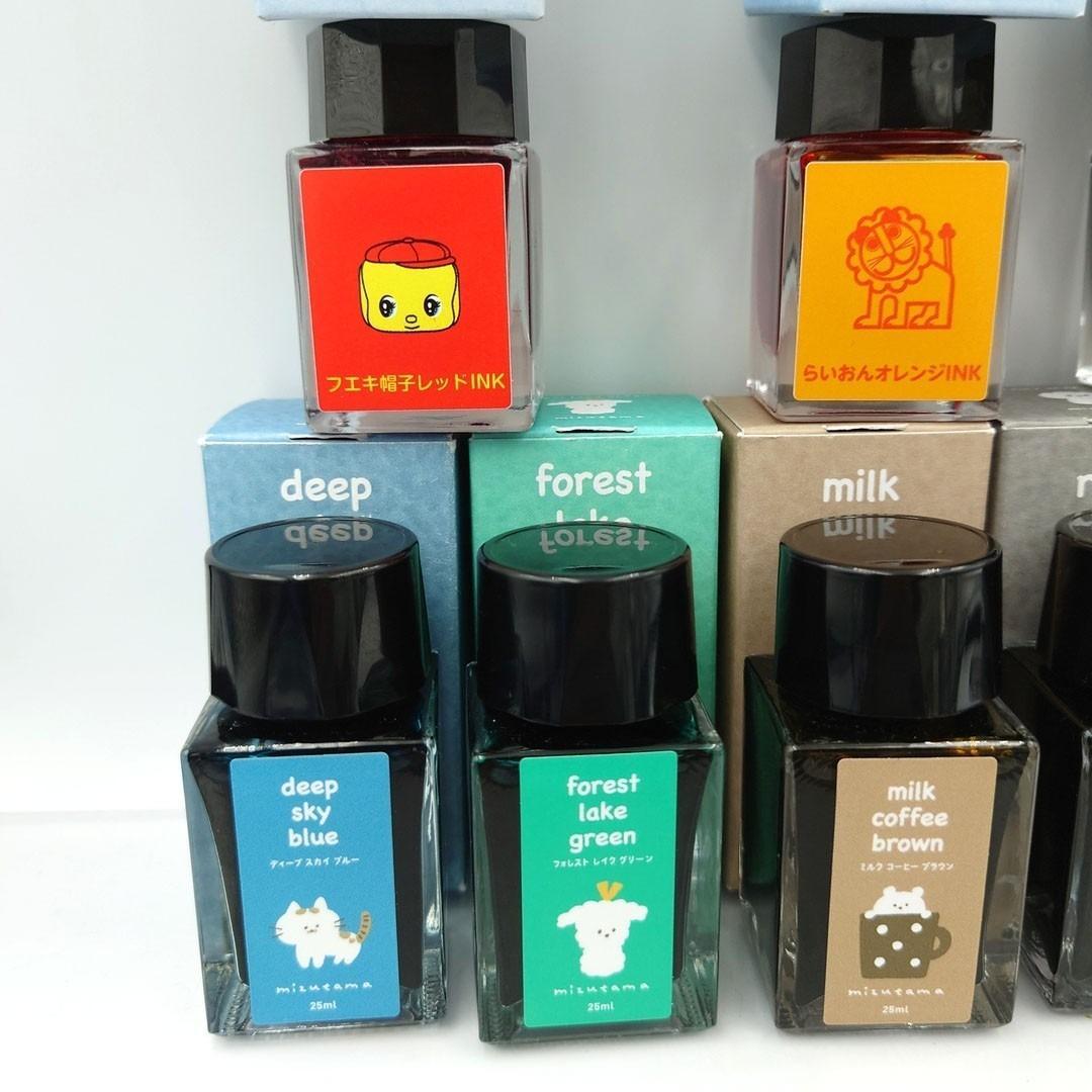まとめ売り　万年筆インク　8本セット　SAILOR　mizutama ガラスペン