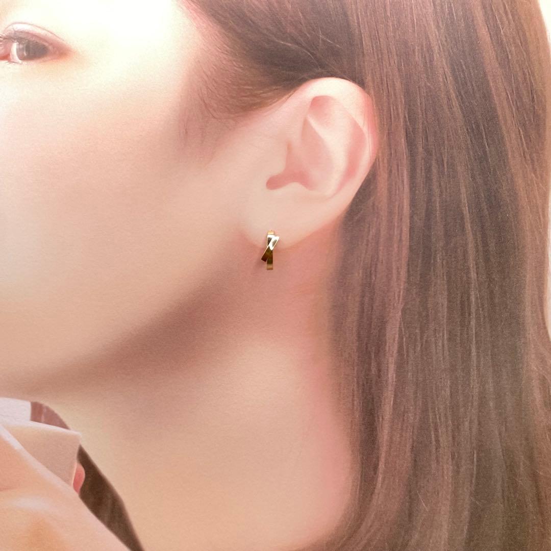 ❤️新品未使用✨即購入OK✨人気10金YG✨両耳用ピアス✨k10刻印あり✨当日発送