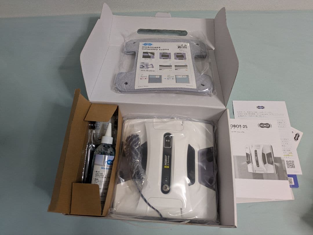 最終セール　新品未使用　自動窓掃除ロボット　ＨＯＢＯＴー２Ｓ　大掃除　年末