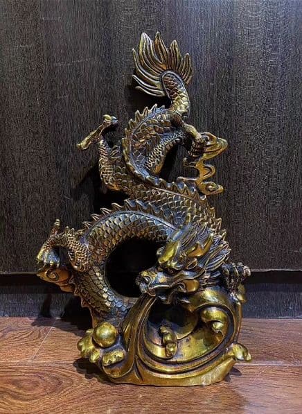 銅器 仏教 龍 古美術 コレクション品 銅製 工芸品 彫刻装飾品置物