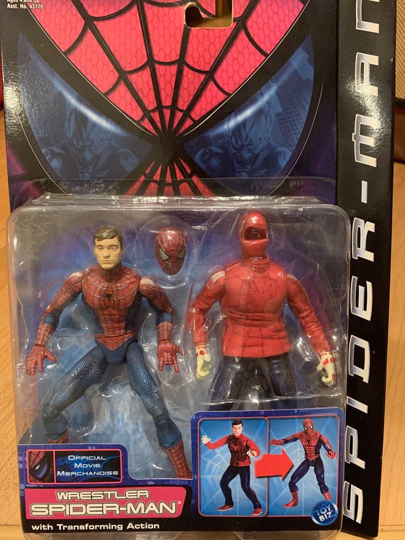 SPIDER-MAN トイビズ レスラー スパイダーマン フィギュア等3点セット